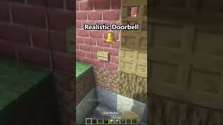 Minecraft REALISTIC Doorbell Tutorial 🔔 #Shorts