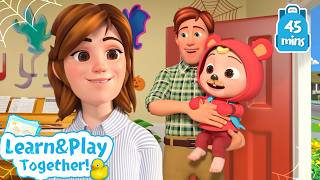 halloween dress up song cocomelon kids learning songs sing
