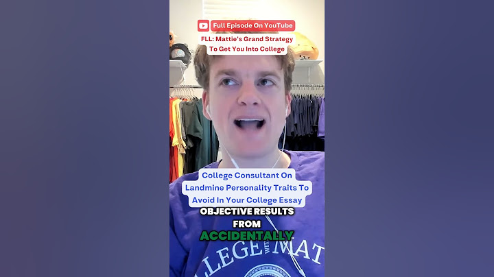 Personalities Colleges Avoid