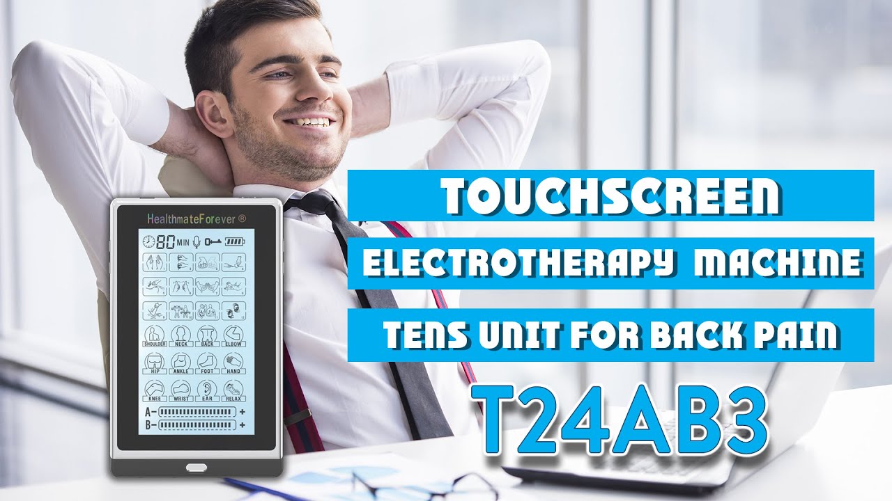 Touch Screen T24AB3 Electrotherapy Machine | TENS unit for back pain ...
