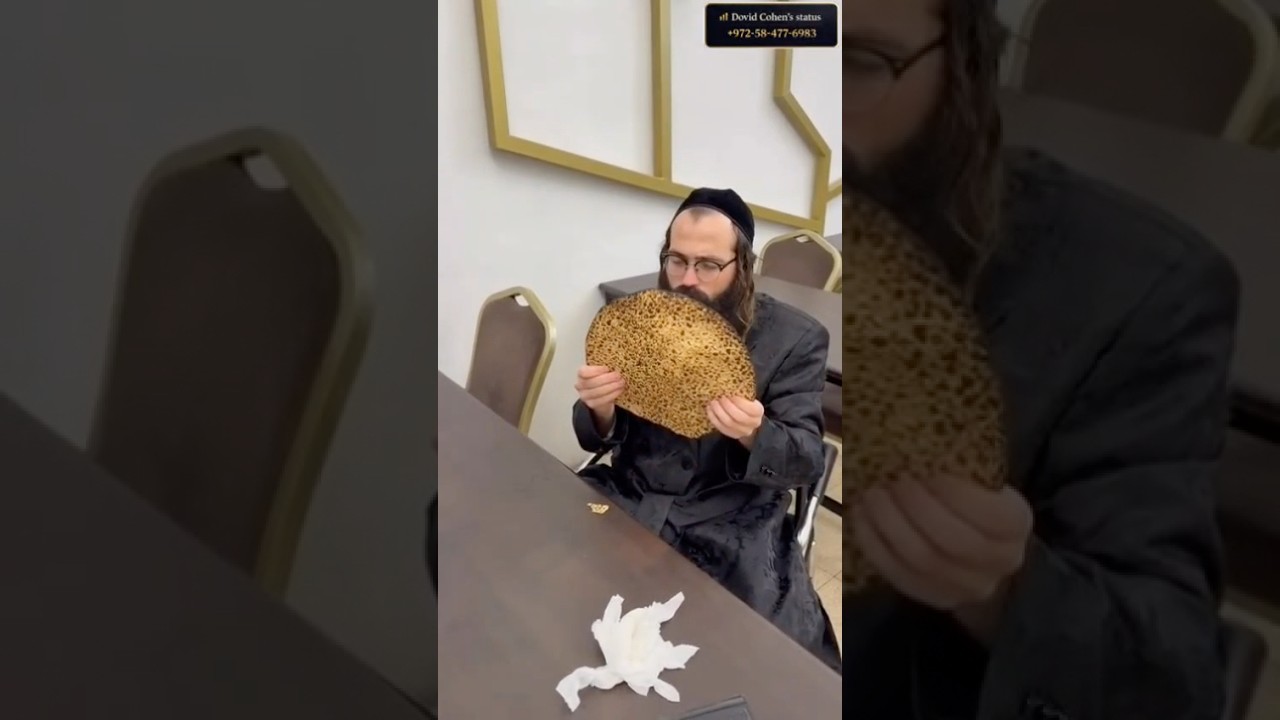 המשפיע הגר״א מוזס במצות אכילת מצה