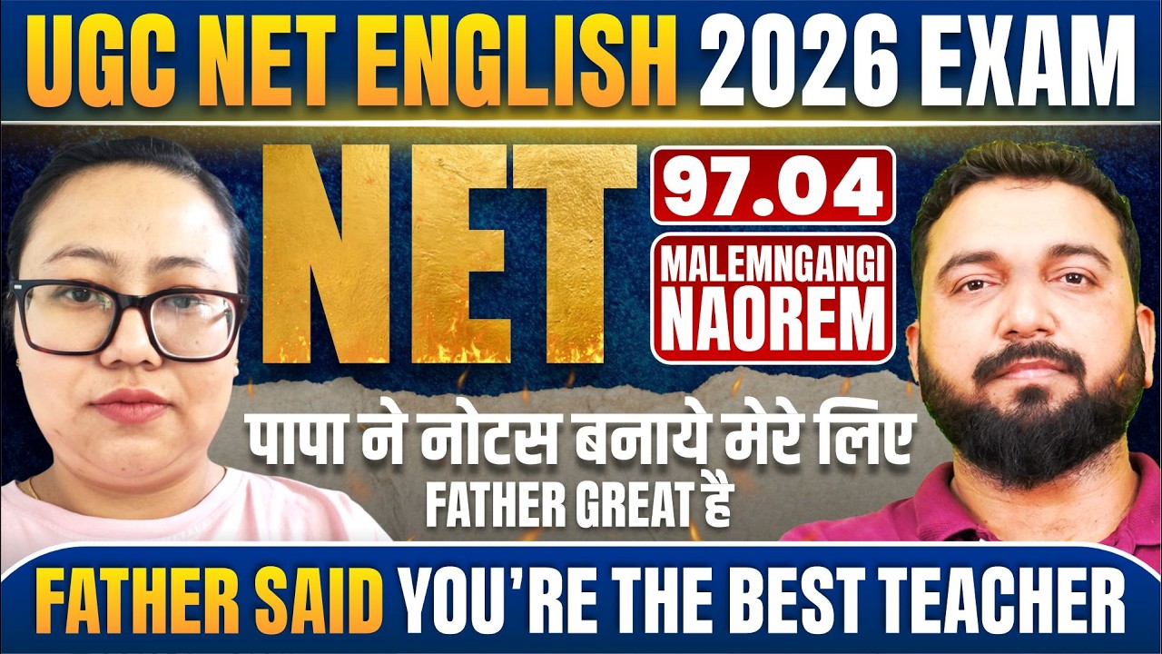 My Father Made My Notes By Watching Vineet Sir’s Classes 😳😳Manipur Girl Cracked UGC NET English