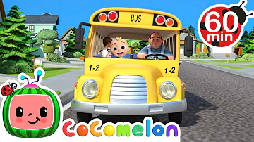 Wheels On The Bus (School Version) | Kids Songs | Moonbug Kids - Nursery Rhymes for Babies