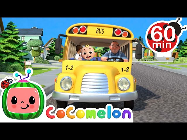 Wheels On The Bus (School Version) | Kids Songs | Moonbug Kids - Nursery Rhymes for Babies class=