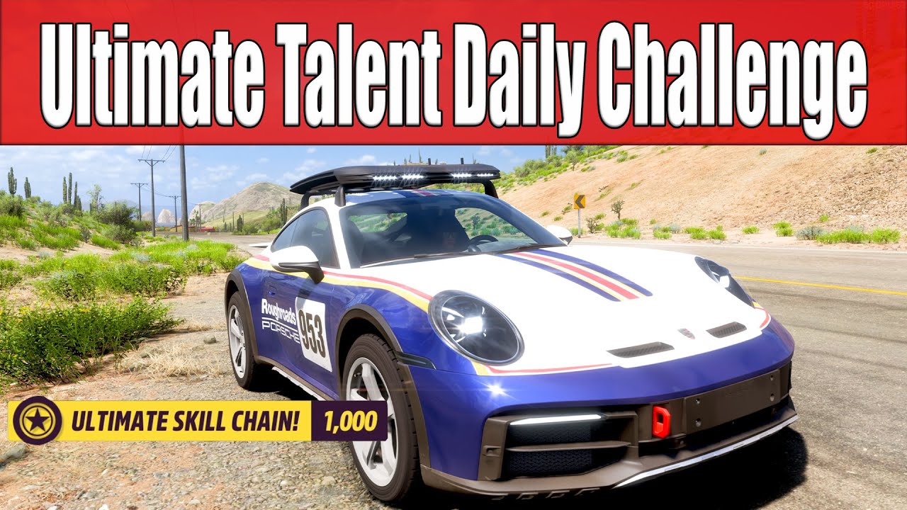 Forza Horizon 5 Ultimate Talent Daily Challenge Earn an Ultimate Skill Chain