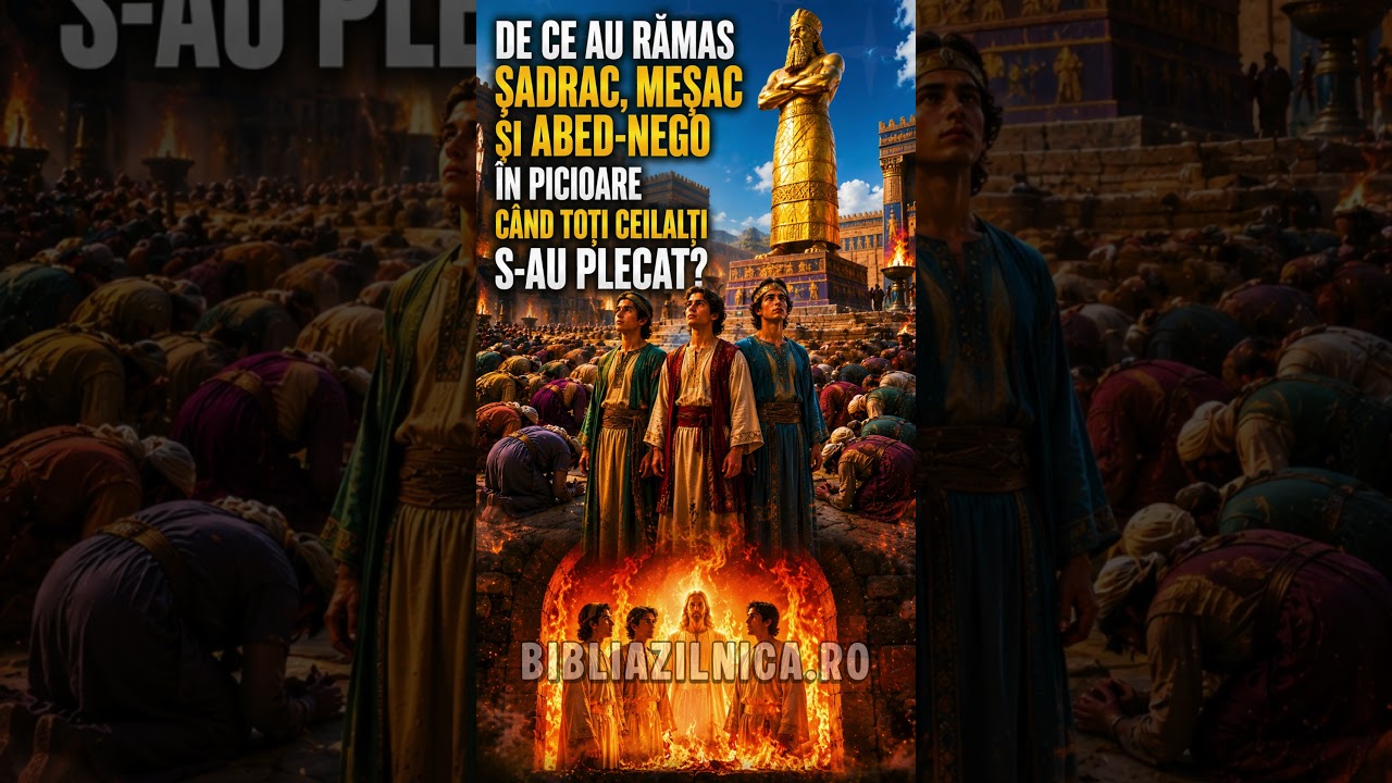 De ce au rămas Șadrac, Meșac și Abed Nego în picioare când toți ceilalți s-au plecat? - Întrebări