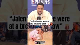 CJ McCollum on his tech vs Jalen Brunson