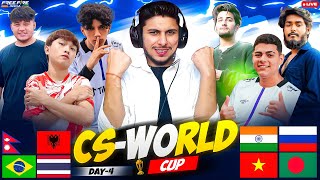CS WORLD CUP 🏆KNOCKOUT ROUND 2 DAY 1🥵 FT- INDIA, BRAZIL, VN, BD, NP,  #nonstopgaming -free fire live screenshot 5