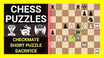 Chess Puzzles to Practice. Themes: Checkmate, Short puzzle, Sacrifice. Learn Chess