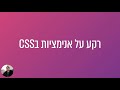 מדריך אנימציית css עם אלמנטור - הגיע הזמן לאנימציות מיוחדות באתר שלך!