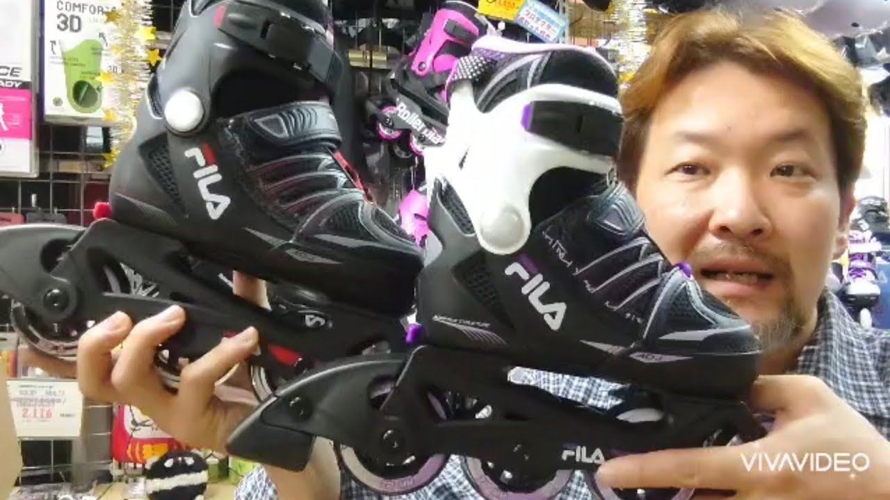 定番]ジュニアインラインスケートの定番(FILA) - YouTube