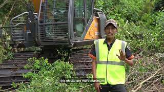 INDONESIA: CASE CX130C L FORESTRY PT AZKA SUKSES BERSAMA HEAVY EQUIPMENT RENTAL