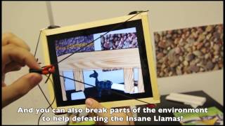 Llamas vs Kiwis: Bringing 3D interaction to mobile AR gaming screenshot 2