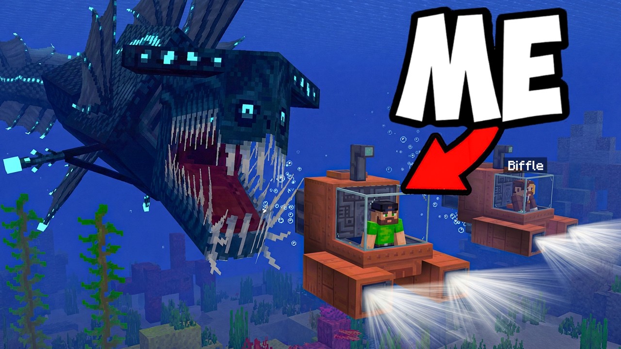 HUNTING the HULLBREAKER in Minecraft