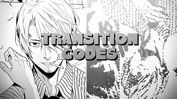 Transition codes | Alight motion | editor codes