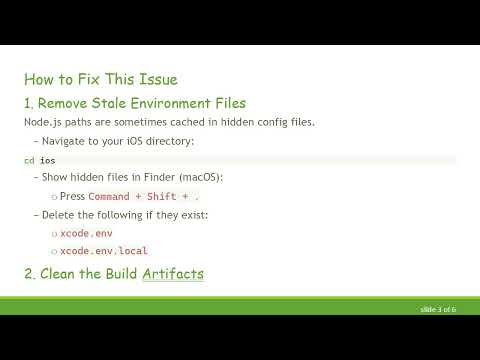 Fixing React Native iOS Build Error: node: No such file or directory in PhaseScriptExecution
