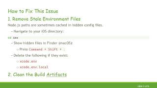 Fixing React Native iOS Build Error: node: No such file or directory in PhaseScriptExecution
