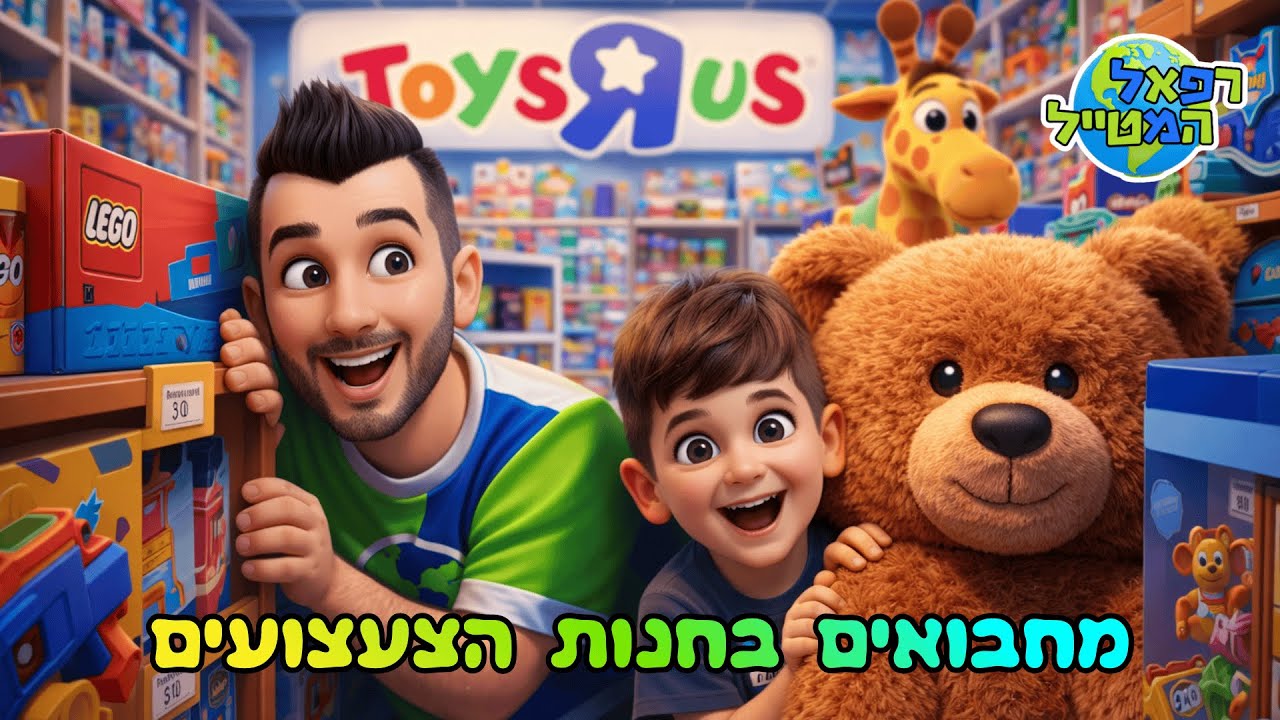 משחק המחבואים הגדול בחנות הצעצועים של טויס אר אס ! רפאל המטייל ויאנצ'יקס !