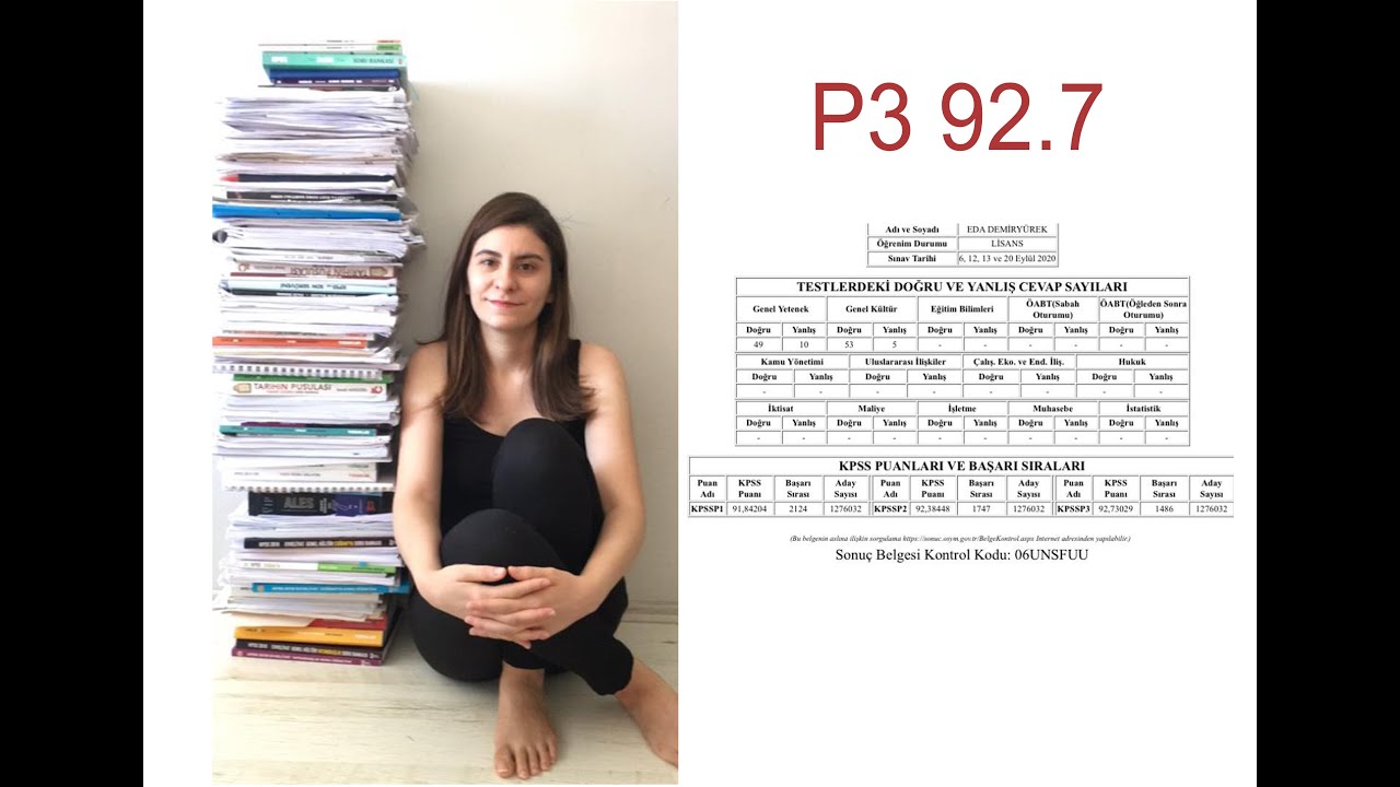KPSS den ilk hazırlanışta nasıl 92.7 aldım !!!!