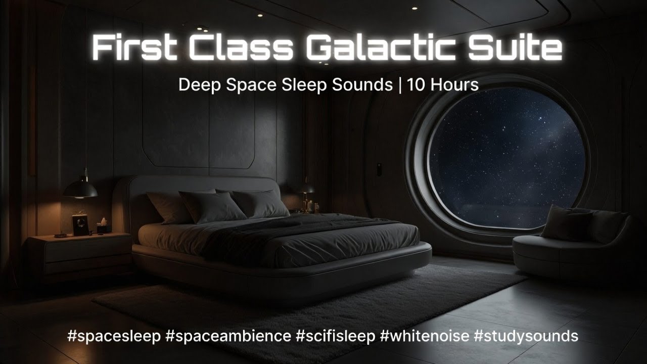 First Class Galactic Suite | Deep Space Sleep Sounds | 10 Hours
