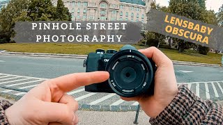 PINHOLE POV STREET PHOTOGRAPHY with LENSBABY OBSCURA screenshot 1