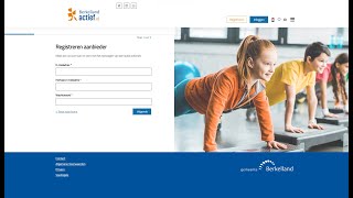 Berkellandactief.nl Instructie Registreren Activiteit Toevoegen Als Aanbieder