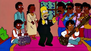 Homero Cantando En La Boda De Apu -Los Simpson-
