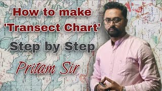 Transect Chart Preparation from Toposheet | Geography Practical | Step by Step Guide in Bengali