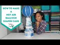 My First Time Making a Hot Air Balloon Diaper Cake | Diaper Cake Centerpiece Tutorial