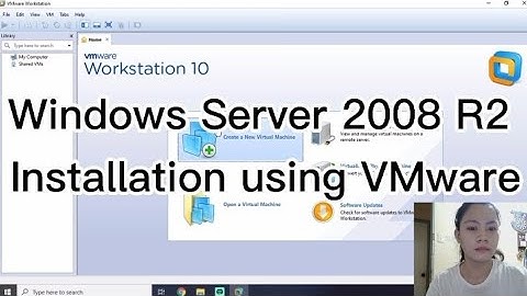 Windows Server 2008 R2 Installation using VMware