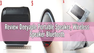 Review Deeyaple Portable Speaker, Wireless Speaker Bluetooth with Lights, 15W Sound, 2500mAh Battery