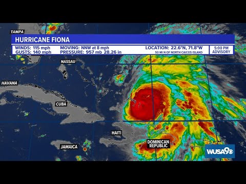 Fiona updates: Rare hurricane warnings issued in Canada as storm ...