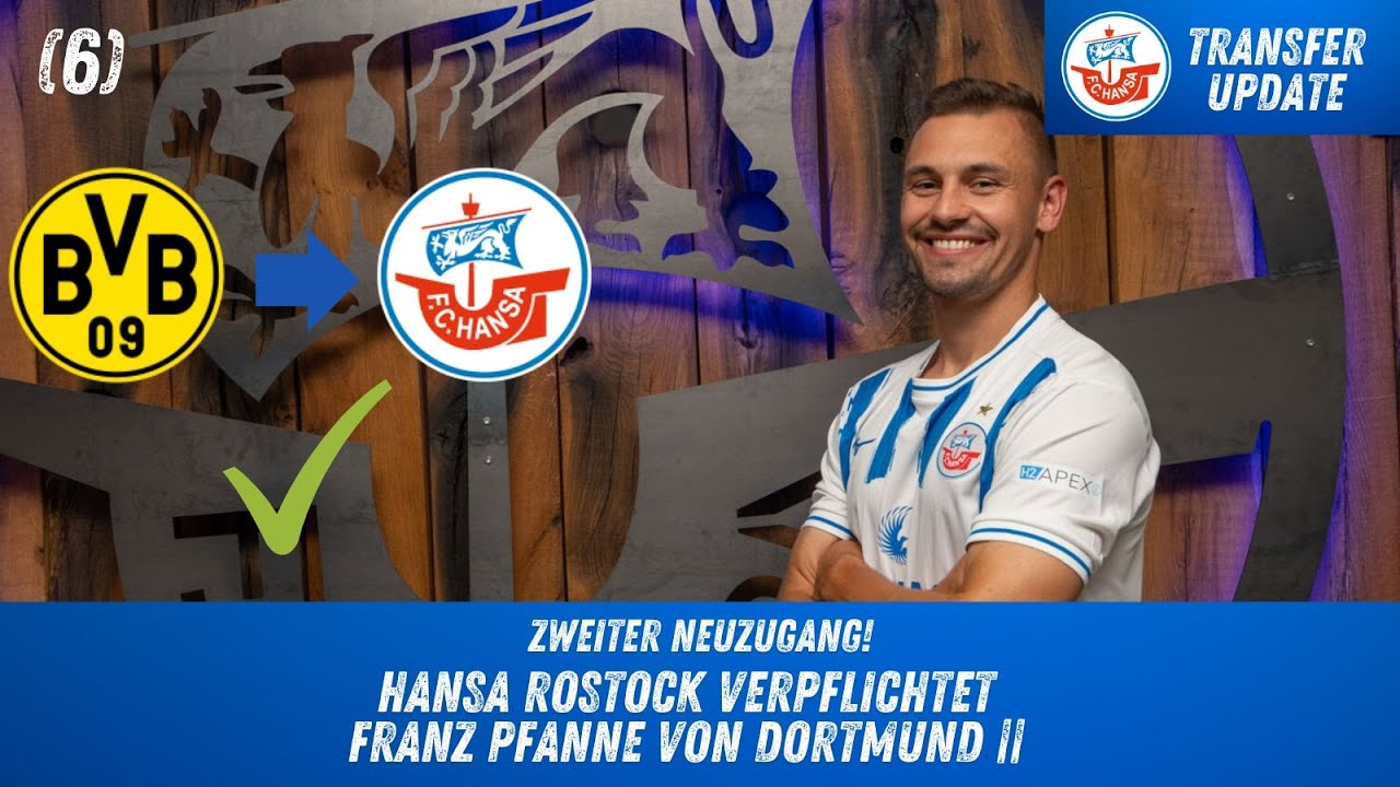 ZWEITER NEUZUGANG FIX! | Rostock Verpflichtet Franz Pfanne! | Hansa Transferupdate | HanseatenBude