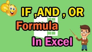 How to Use IF, AND, OR Formula Together in Ms Excel || MS Excel Training