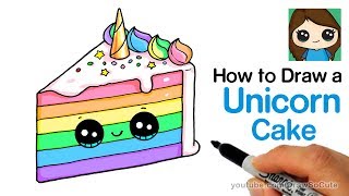 Follow along to learn how draw this cute unicorn rainbow cake, easy,
step by step. kawaii slice of dessert. ❤️ supplies you might love
(amazon aff...