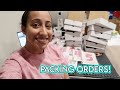 PACKAGING ORDERS! Pack With Me Studio Vlog