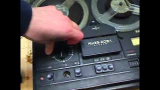 Яуза 209-1 стерео(Jauza 209-1 Stereo)Soviet stereo tape recorder 1984