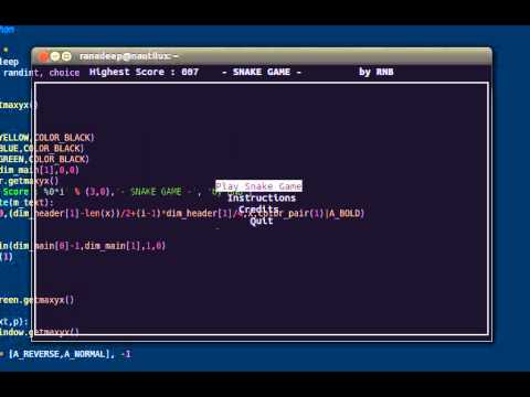 Snake game on Python