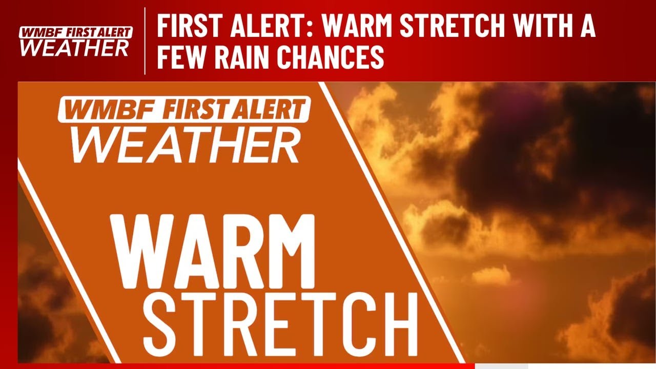 FIRST ALERT: Warm stretch with a few rain chances - YouTube