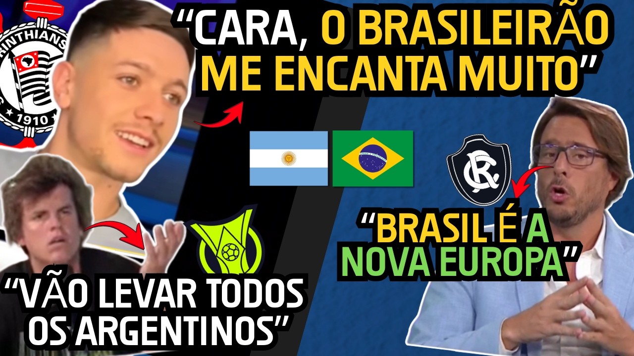 GARRO FALOU DO BRASILEIRÃO E IMPRENSA ARGENTINA PIRADA COM TIMES BRASILEIROS FAZENDO A LIMPA POR LÁ