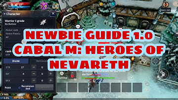 NEWBIE GUIDE 1.0 │ Cabal M: Heroes of Nevareth │ IschyrosDMaximus