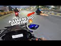 Pulsar RS 200 Gone Fire🔥/Best skills you ever seen❤️