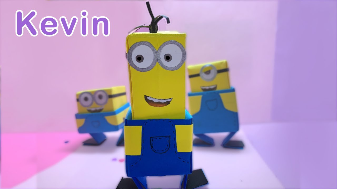 Groovin' with Kevin: Make Your Own Origami Minion! Paper Fidget Toy ...