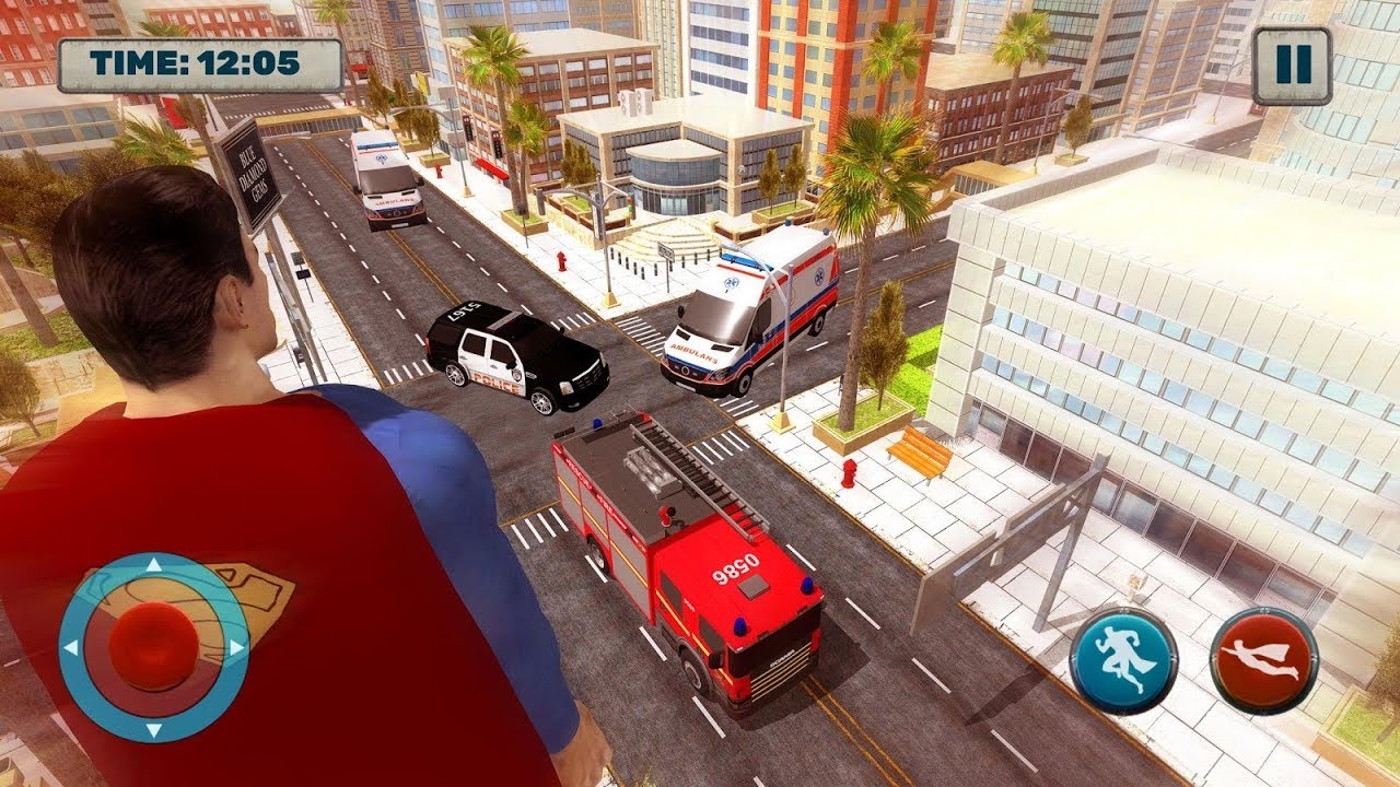 Grand Superhero Flying Robot City Rescue Mission - Android Gameplay FHD