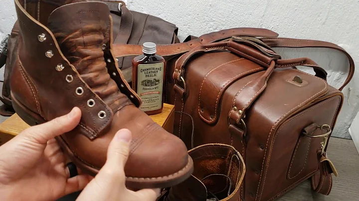 How to Clean and Condition Leather Boots Full Grain Leather Care Redwing Boot BestLeather