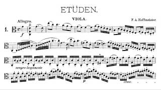 Hoffmeister - 12 Etudes for Viola