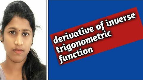 derivative of inverse trigonometric function part-2,,,,CHSE syllabus