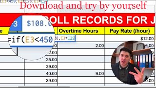 Create Formulas in Google Sheets Calculate subtotal income tax in a Payroll Fix cells in formulas
