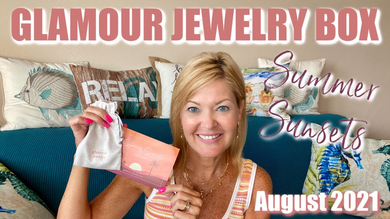 Glamour Jewelry Box | August 2021 | Summer Sunsets Collection