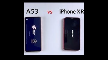 Samsung A53 vs Iphone xr speed test #shorts bgmi #_